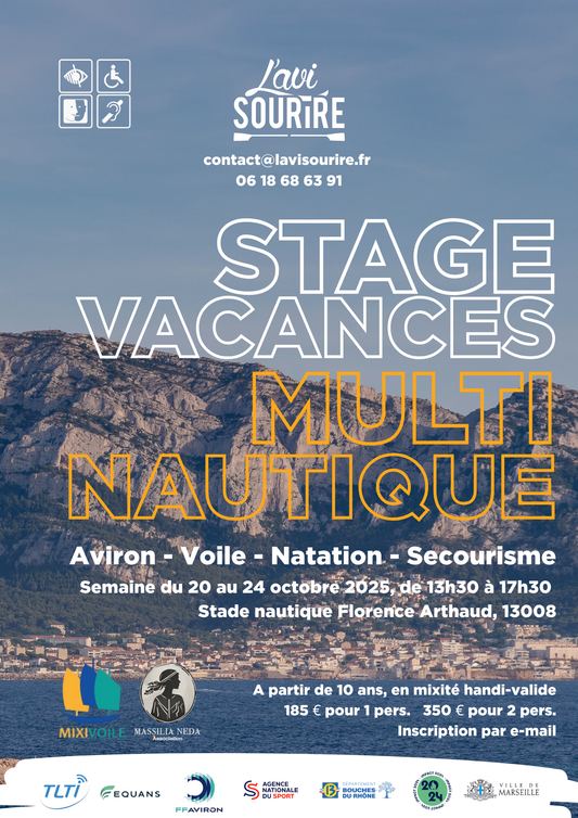 Stage Vacances Multi Nautique 🚣⛵️🏊🏻