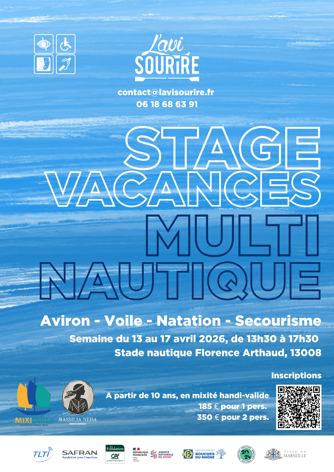 Stage Multi Nautiques : Stade Florence Arthaud 🌊